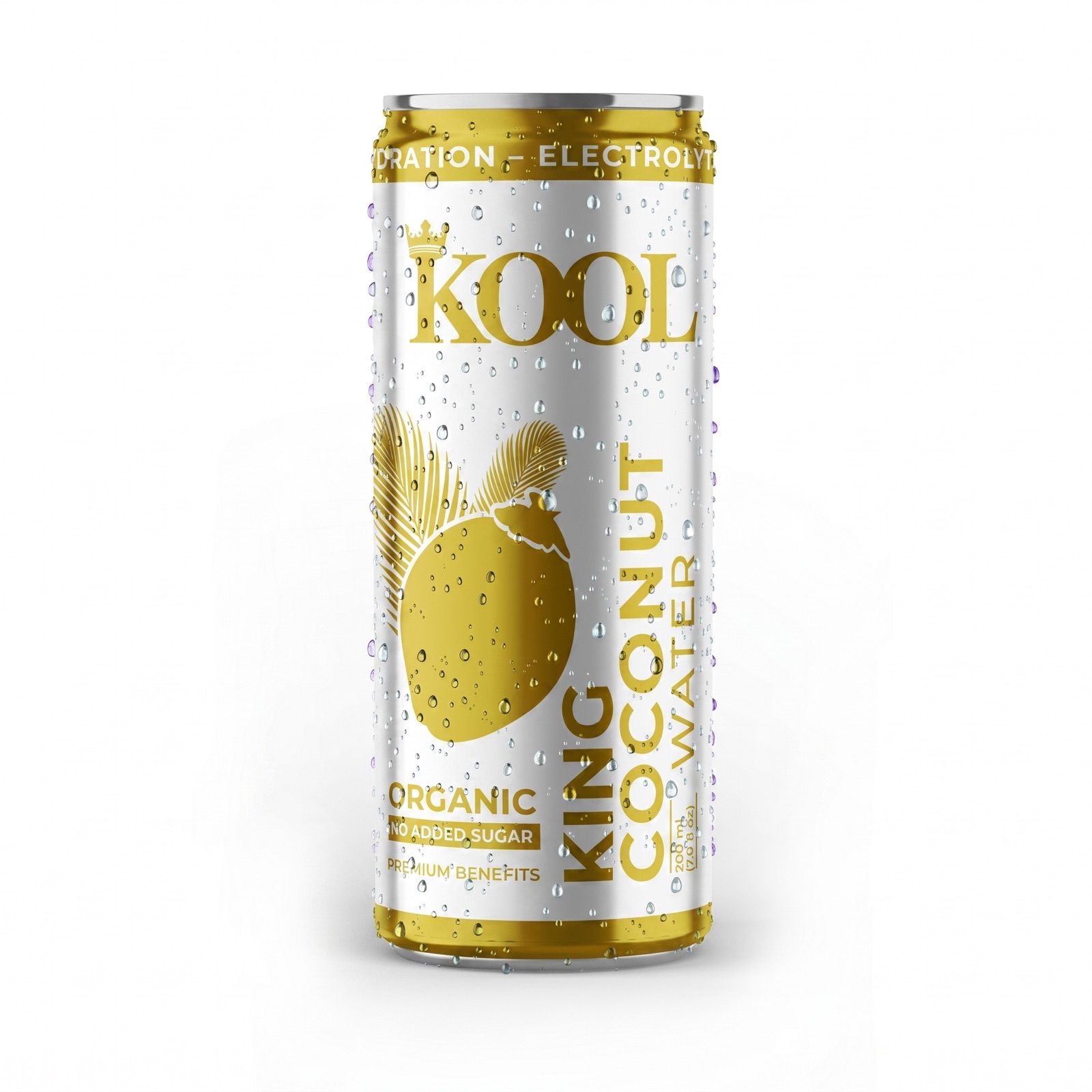 Kool King Coconut Water — 8.5 oz can